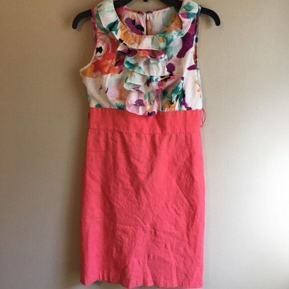 Dressbarn Size 6 Orange dress - Picture 1 of 4